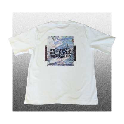 OVERSIZED WHITE HARDWOODHOLDS T-SHIRT