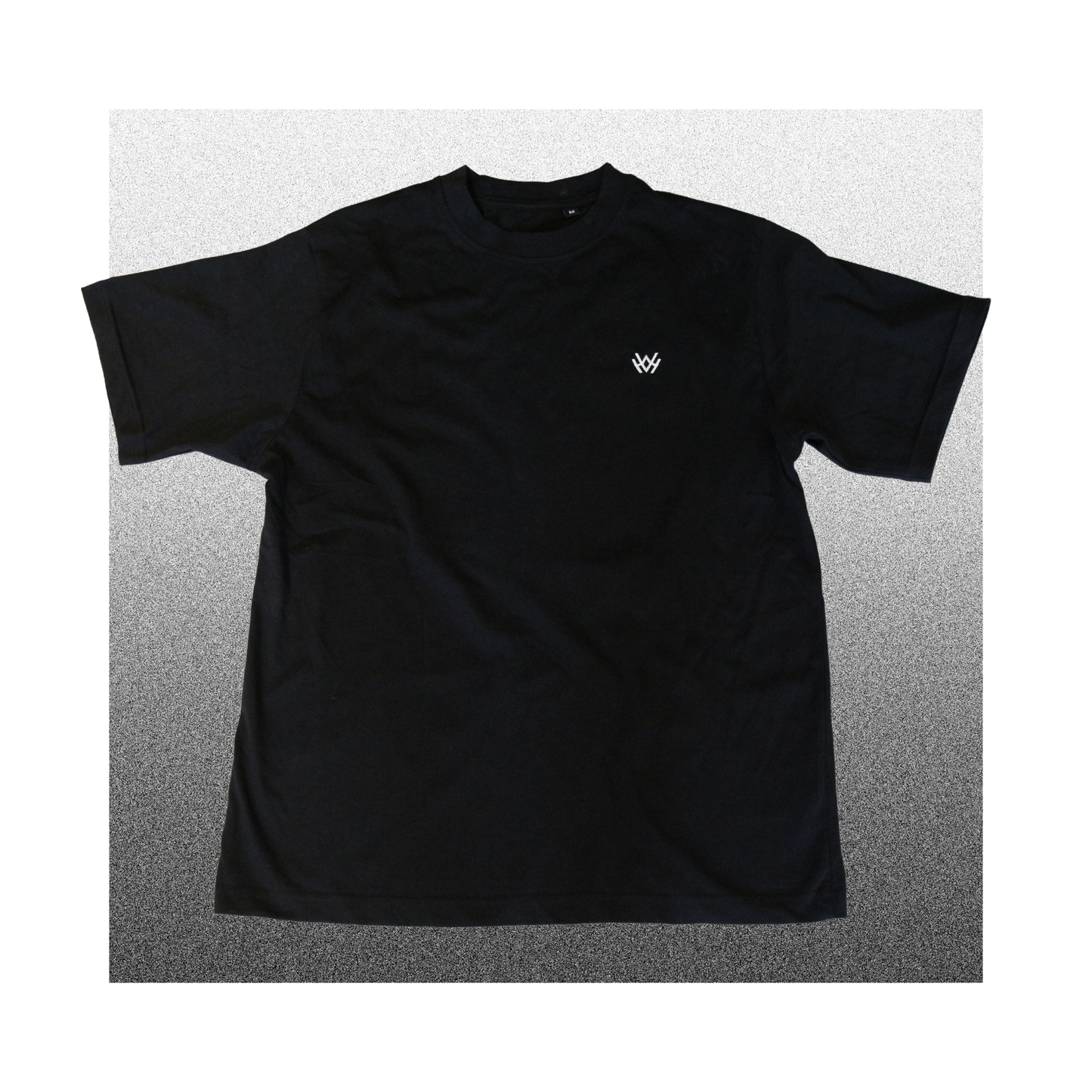 OVERSIZED BLACK HARDWOODHOLDS  T-SHIRT