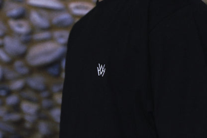 OVERSIZED BLACK HARDWOODHOLDS  T-SHIRT